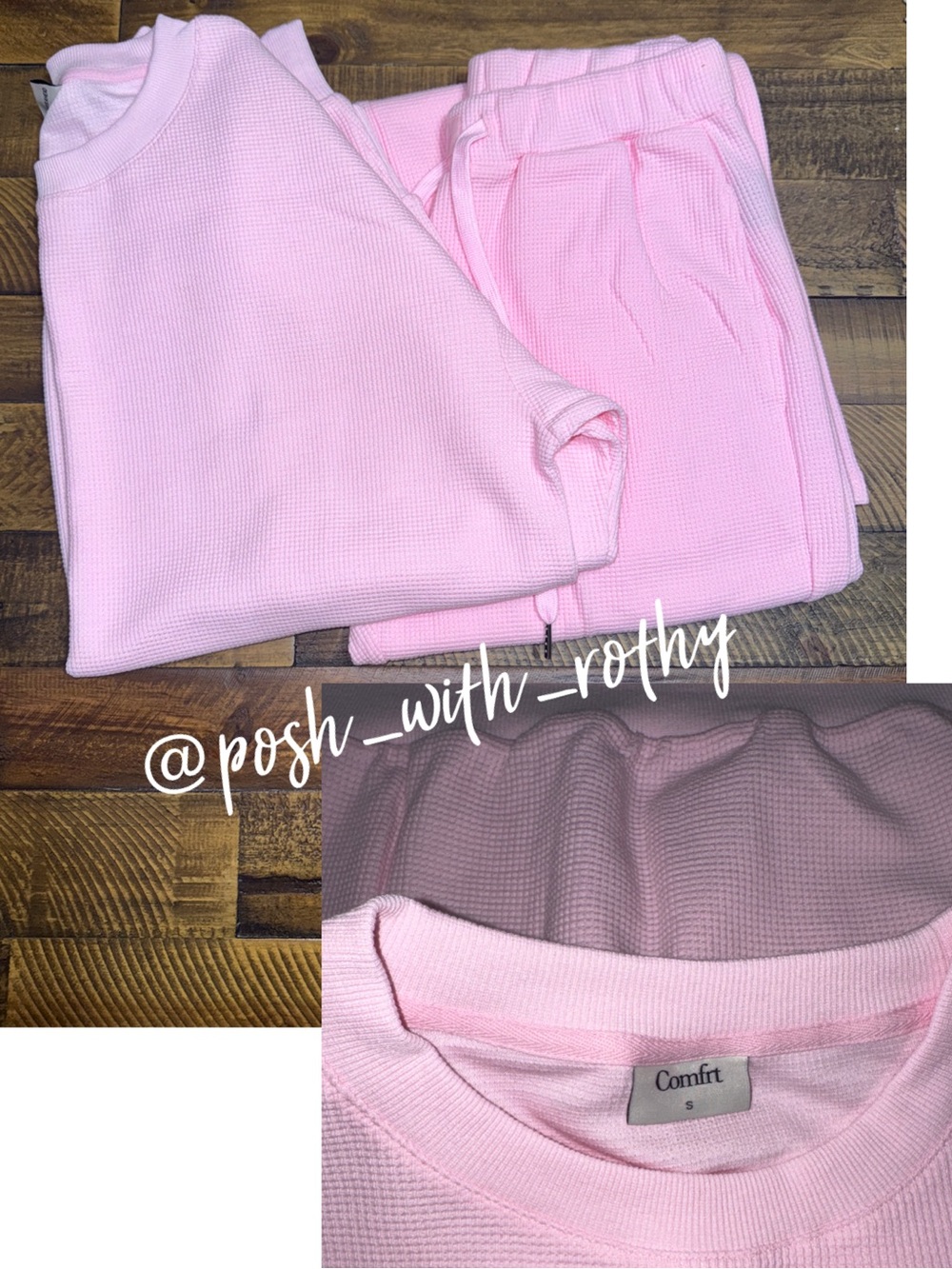 Comfrt Waffle Knit Lounge Set - Picture 10 of 13